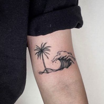 palm tree tattoo 1