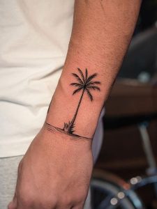Palm Tree Tattoo Ideas 2023 → Tracesofmybody.com → Best Tattoo Ideas